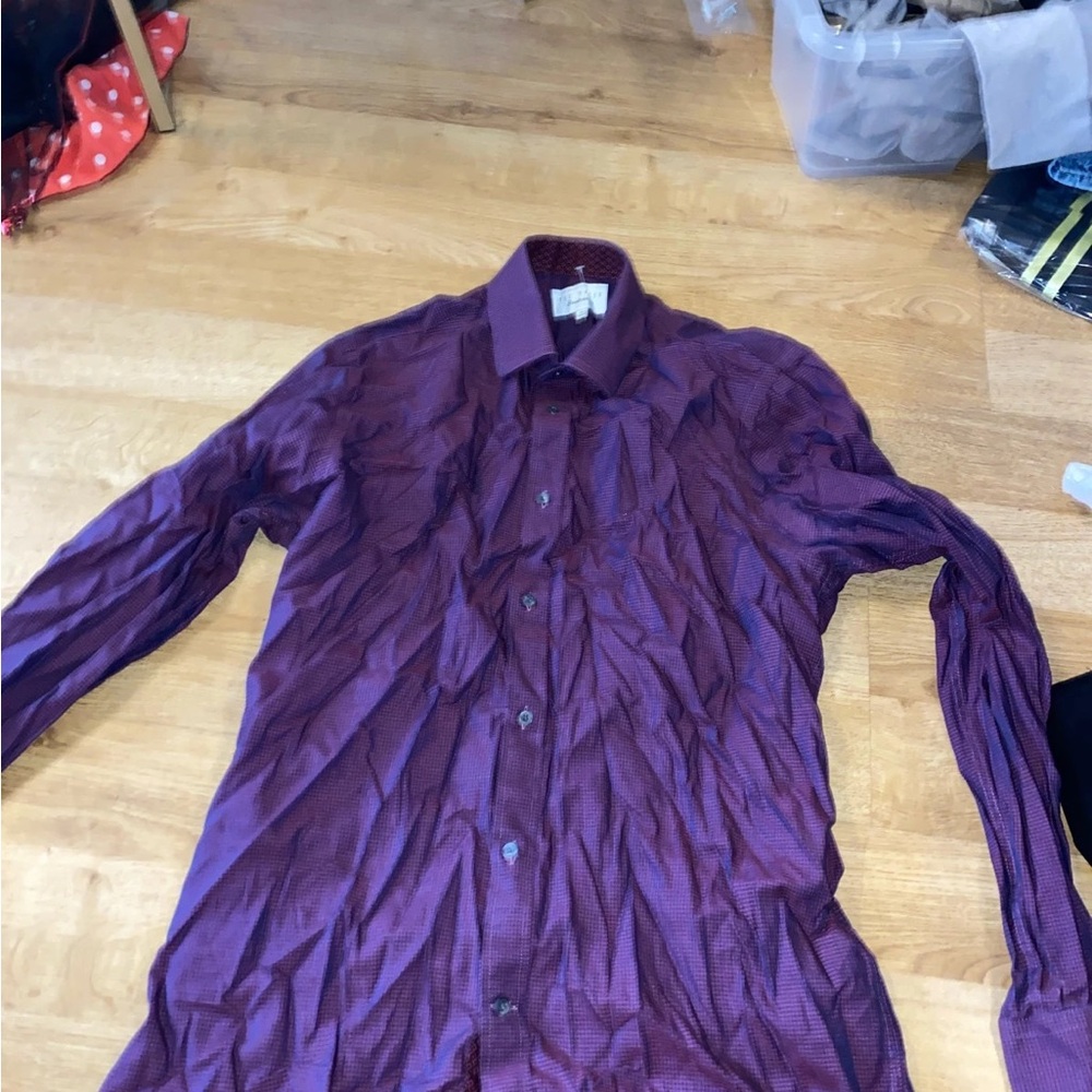 Men's Purple Dress Shirt